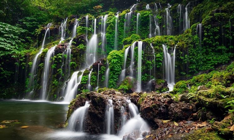 Air Terjun Banyu Wana Amertha, Air Terjung Unik & Eksotis di Buleleng Bali
